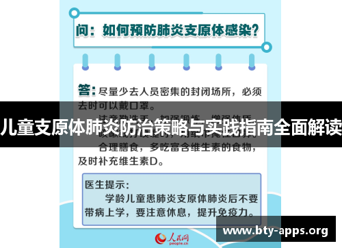 儿童支原体肺炎防治策略与实践指南全面解读